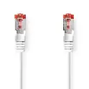 Nedis CAT6 Netwerkkabel | RJ45 Male | RJ45 Male | S/FTP | 0.15 m | Wit